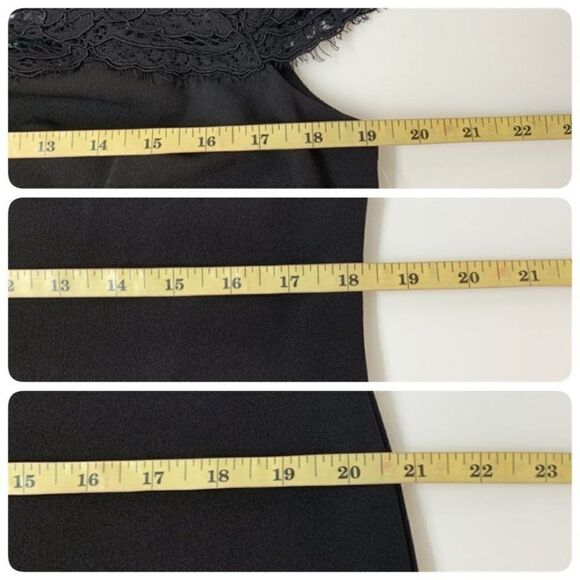 RALPH LAUREN Womens Jewel Neck Above the Knee Fit + Flare Dress 12 Black - Picture 10 of 10